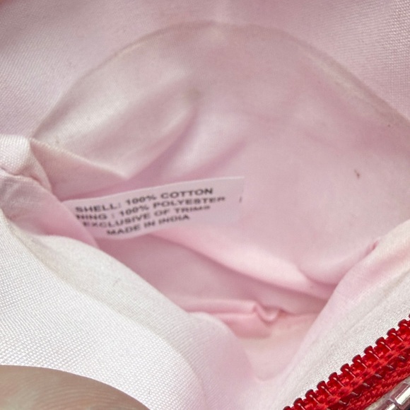 Source Unknown Heart-Shaped Beaded Wallet - Pink and Red - Picture 6 of 6